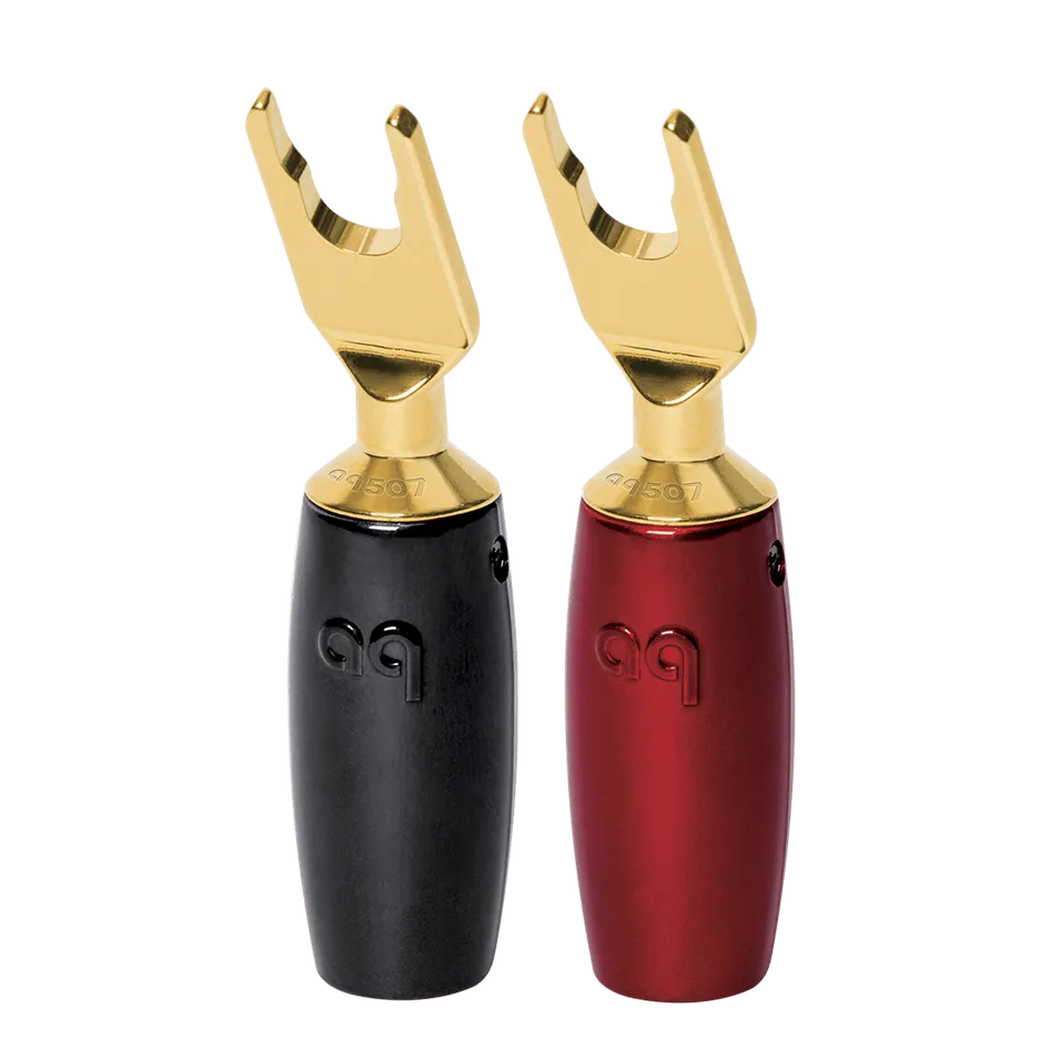 audioquest-507-multi-spade-lautsprecherstecker-4er-silber image 1