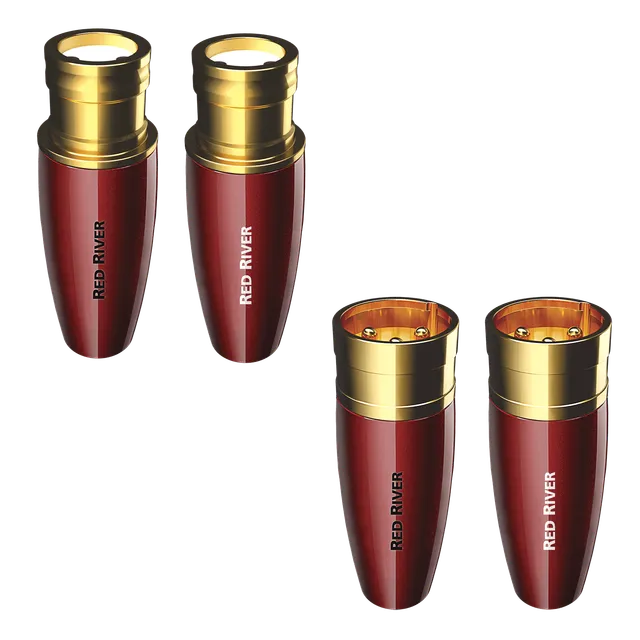 audioquest-red-river-xlr-stecker-vergoldet-feldabschluss image 1