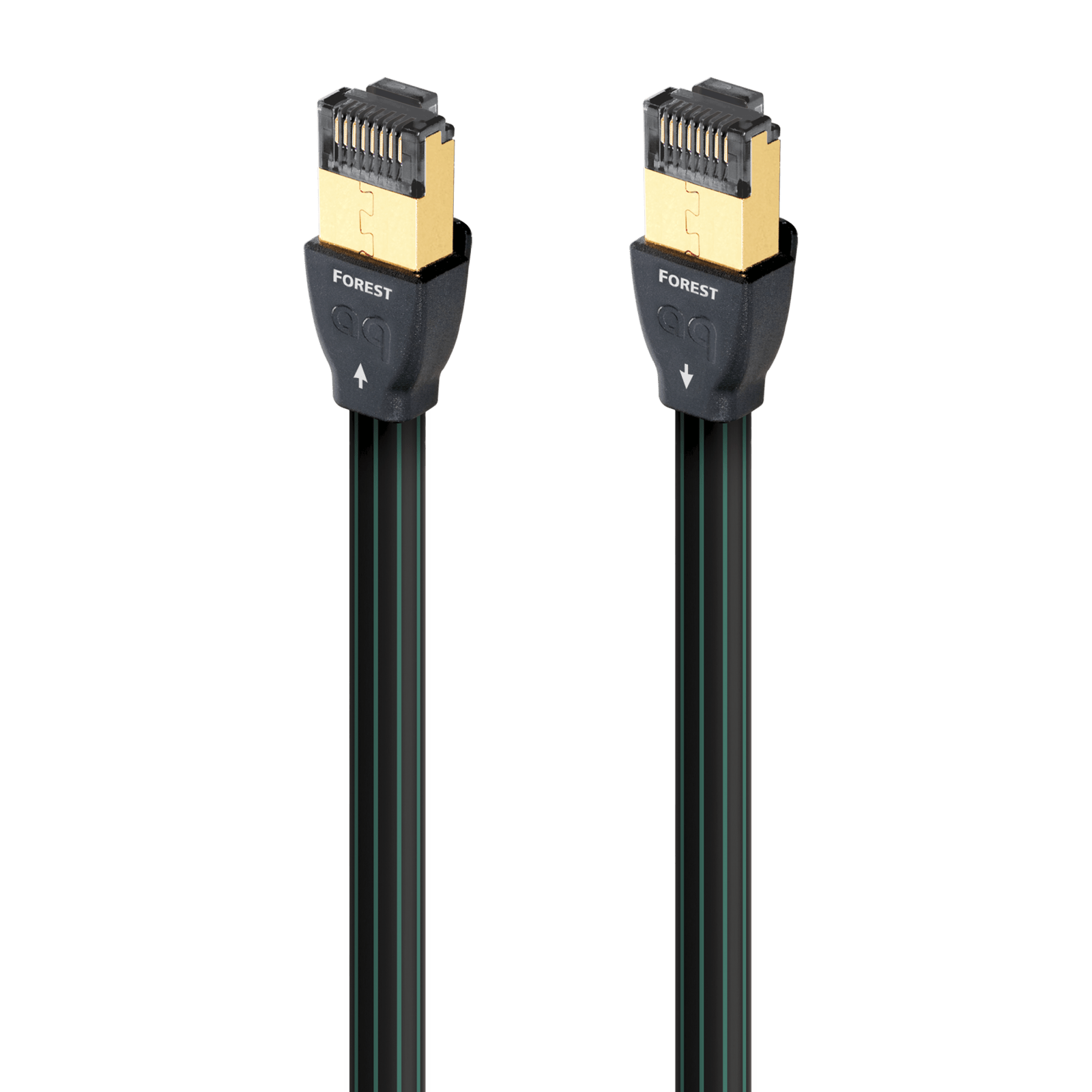 audioquest-forest-rj-e-ethernetkabel-10-gbps-silber-kupfer image 1