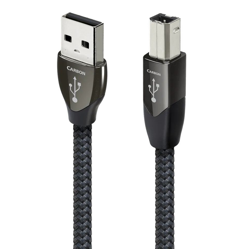 audioquest-carbon-usb-kabel-a-b-0-75-m-silber image 1