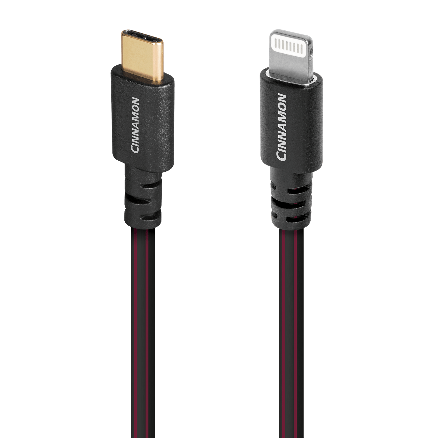 audioquest-cinnamon-usb-c-auf-lightning-kabel-silber-1-25 image 1