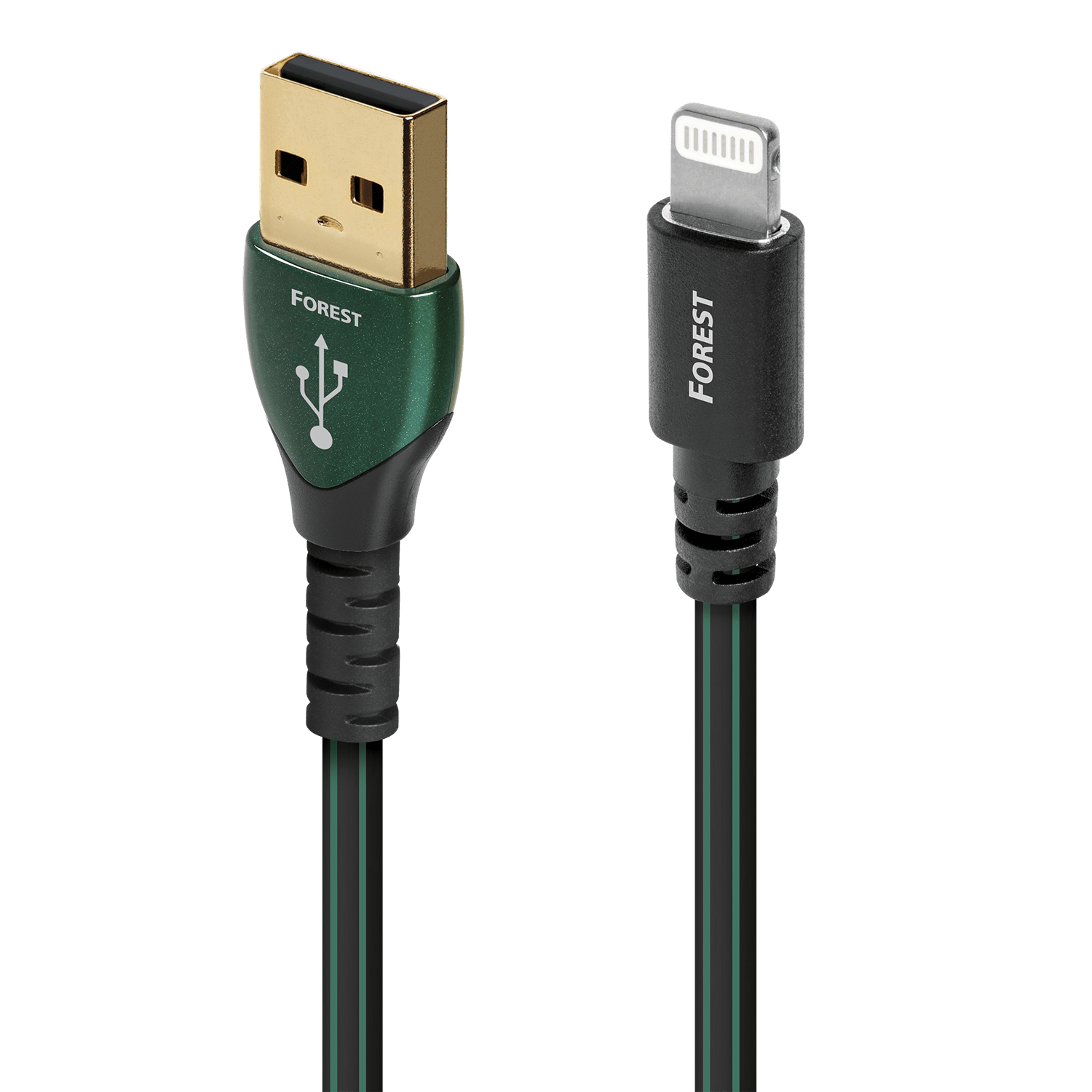 audioquest-forest-usb-a-lightning-kabel-0-75-m-silber image 2