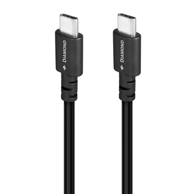audioquest-diamond-usb-c-auf-c-kabel-0-75m-silber image 1
