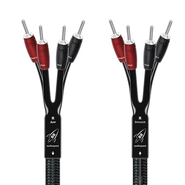 audioquest-rocket-88-lautsprecherkabel-single-biamp-2-4-m-kupfer image 1