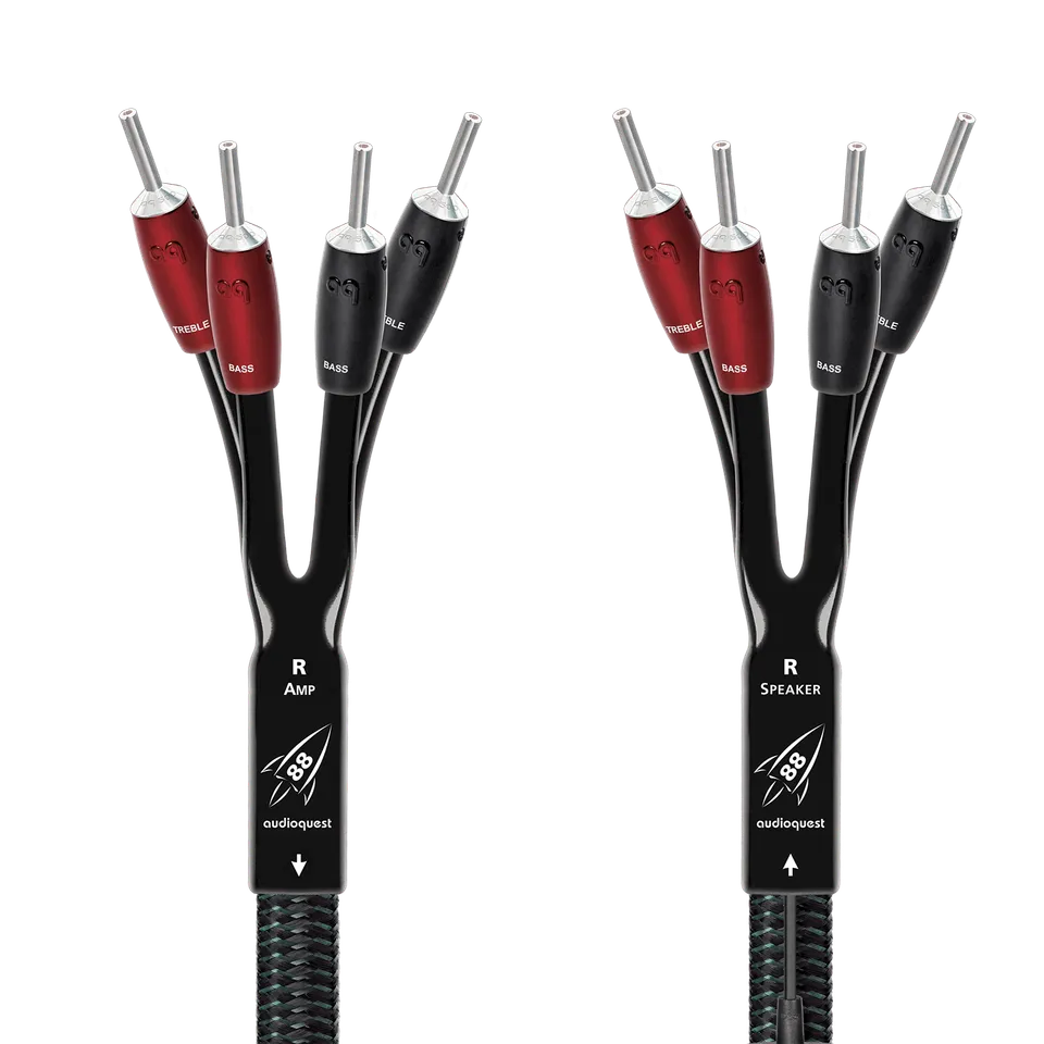 audioquest-rocket-88-lautsprecherkabel-single-biamp-2-4-m-kupfer image 1