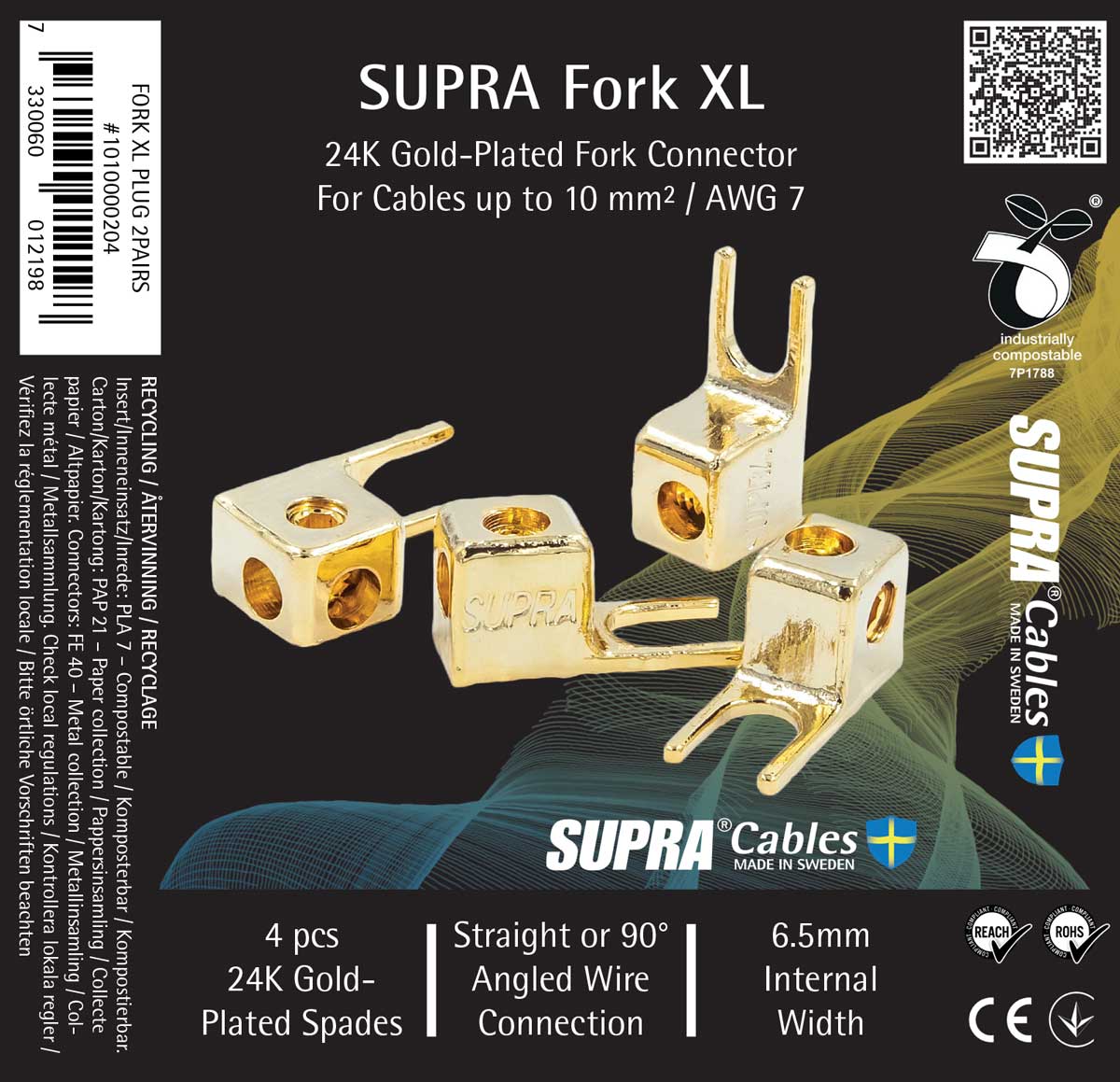 supra-combicon-fork-xl-gabelschuhe-vergoldet-2-paar image 3