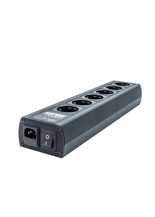 supra-mains-block-md06-eu-steckdosenleiste-6-fach-schwarz-schalter image 1