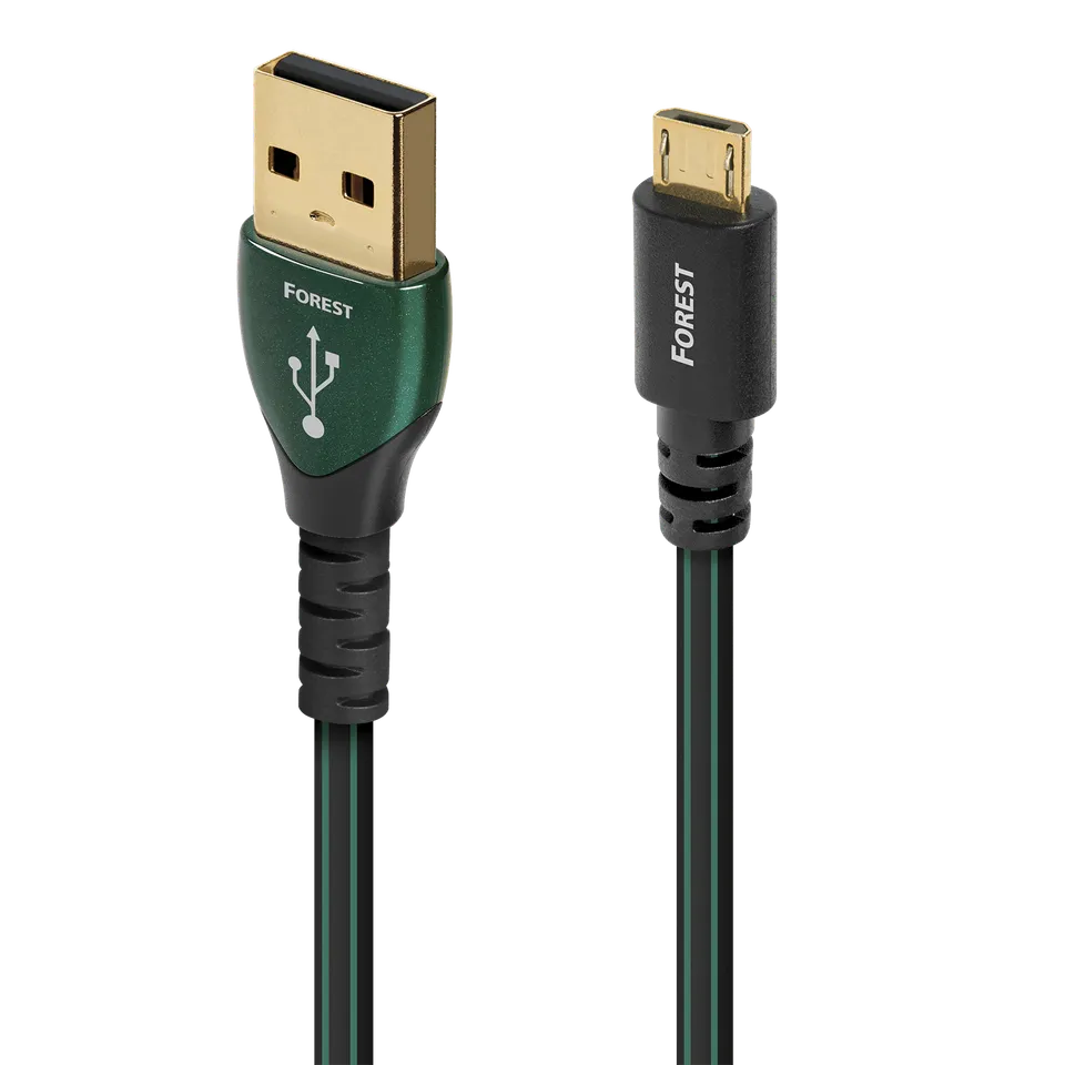 audioquest-forest-usb-a-auf-micro-b-2-0-usb-kabel-0-5-silber image 1