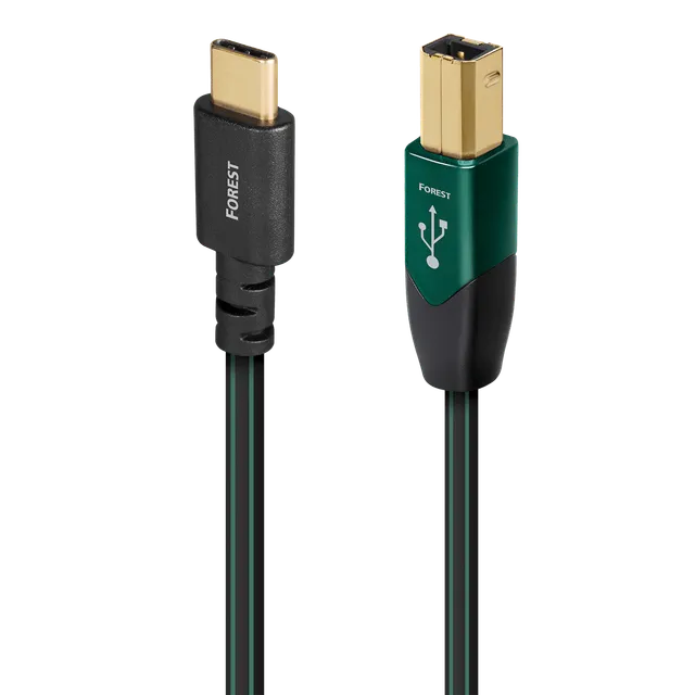 audioquest-forest-usb-c-auf-b-kabel-versilbert-0-5-silber image 1