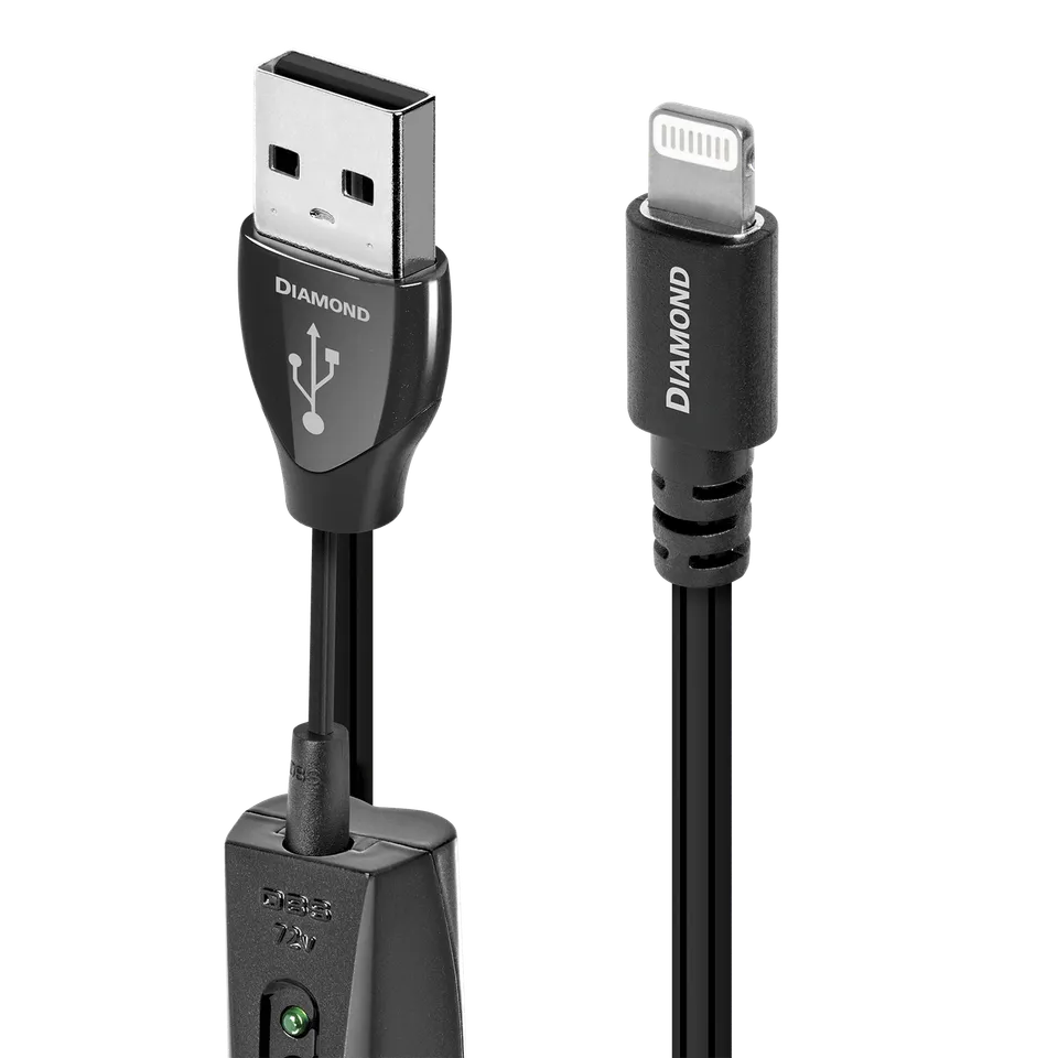 audioquest-diamond-usb-a-lightning-kabel-silber-iphone image 1
