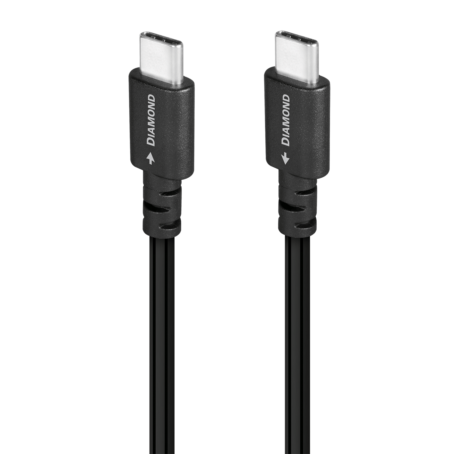 audioquest-diamond-usb-c-auf-c-kabel-0-75m-silber image 2