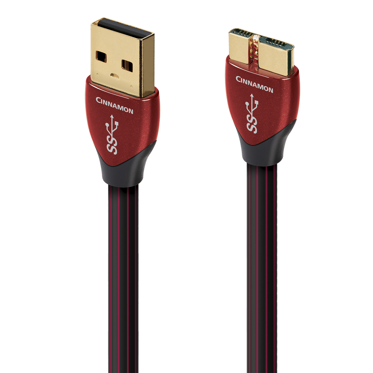 audioquest-cinnamon-usb-a-auf-micro-b-3-0-usb-kabel-1-25-silber image 1