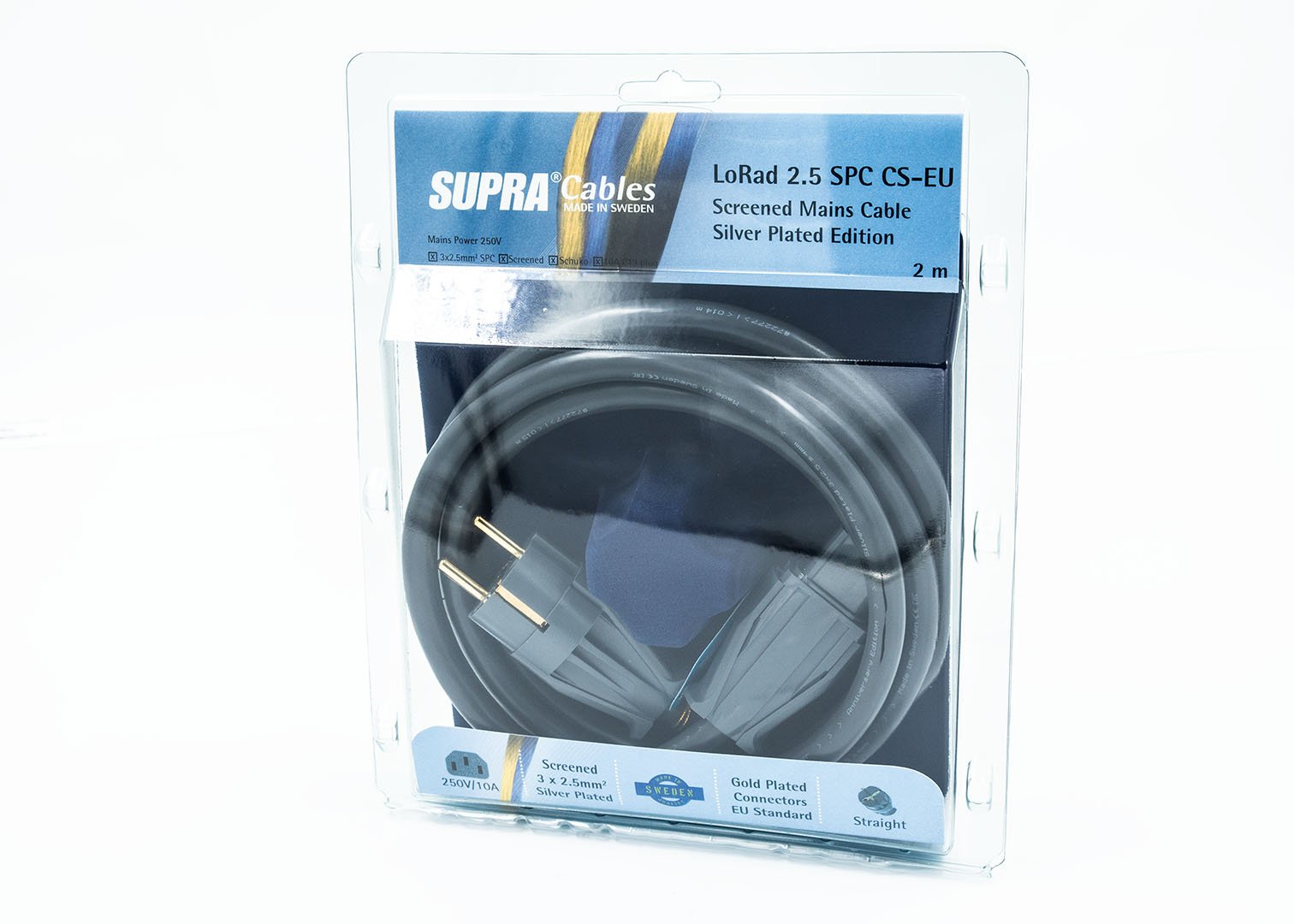 supra-lorad-2-5-spc-cs-eu-netzkabel-schuko-c13-versilbert image 4
