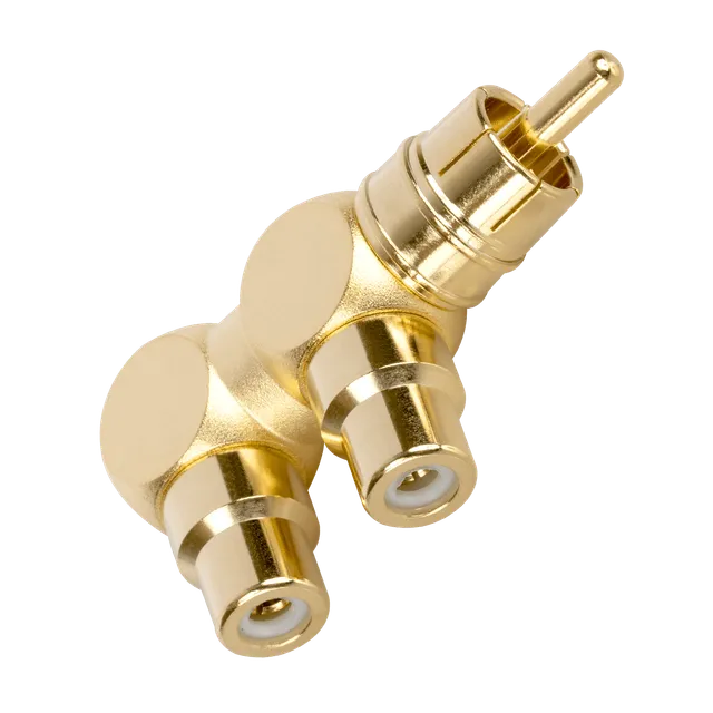 audioquest-chicago-3-5-mm-auf-2x-rca-splitter-adapter-hart image 1