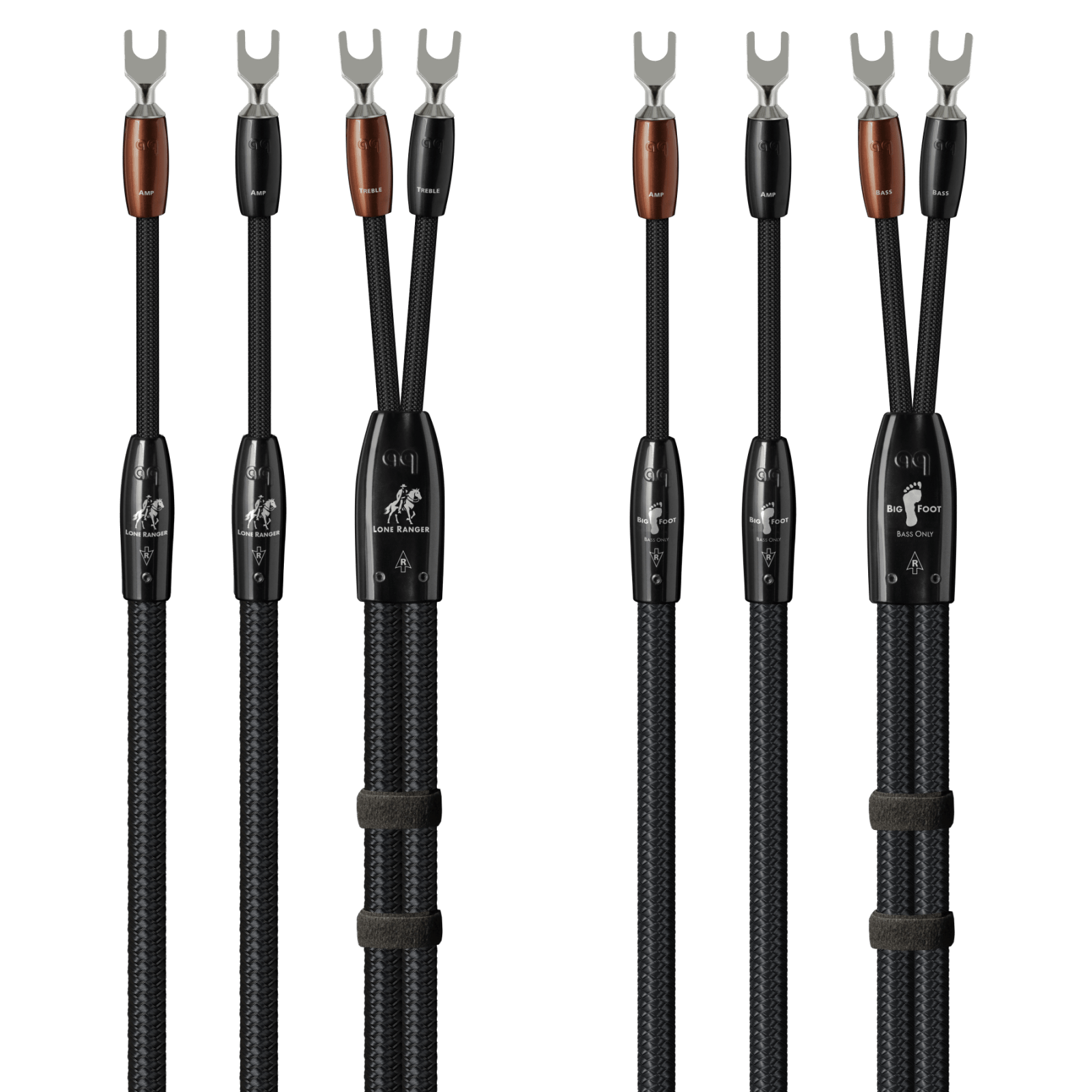 audioquest-lone-ranger-biwire-lautsprecherkabel-2-44-m-silber image 8