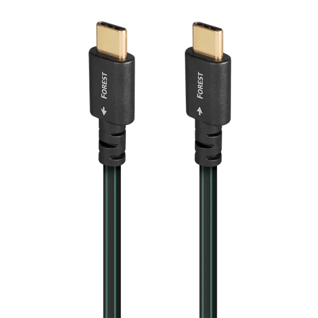 audioquest-forest-usb-kabel-usb-c-auf-c-0-5-silber image 1