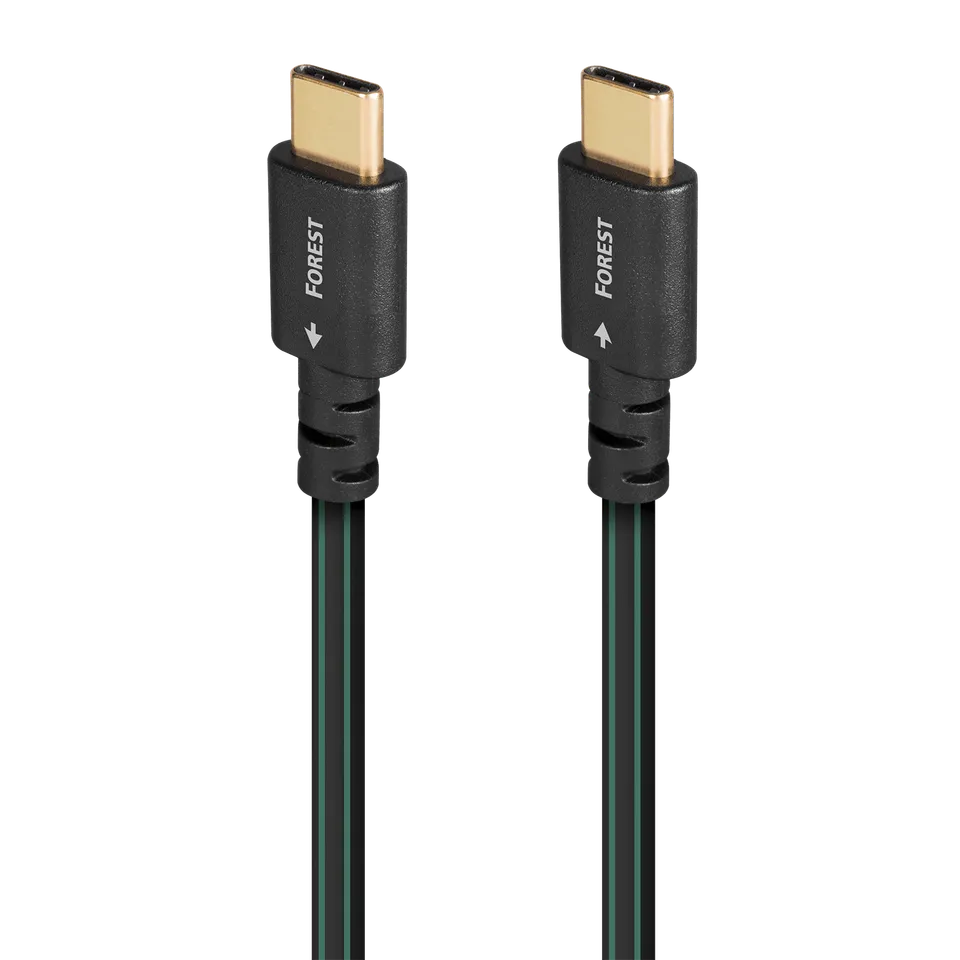 audioquest-forest-usb-kabel-usb-c-auf-c-0-5-silber image 1