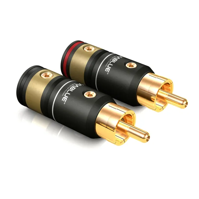viablue-t6s-cinchstecker-schraubversion-rca-vergoldet-4-st-ck image 1