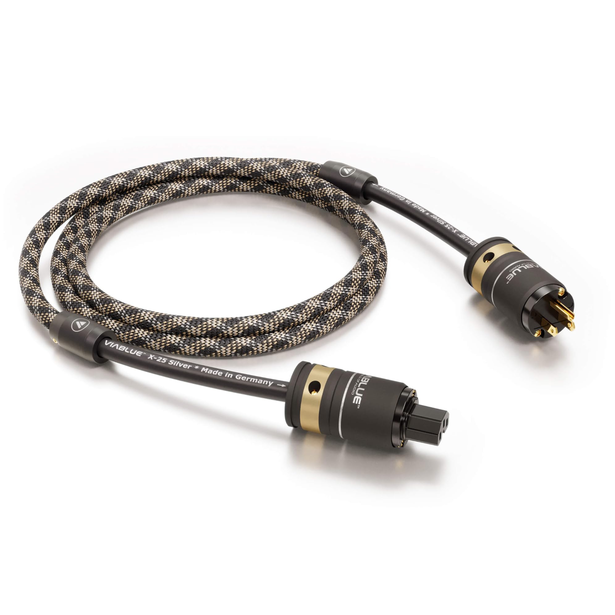 viablue-x-25-silver-netzkabel-1-0-m-versilbert-cobra image 7