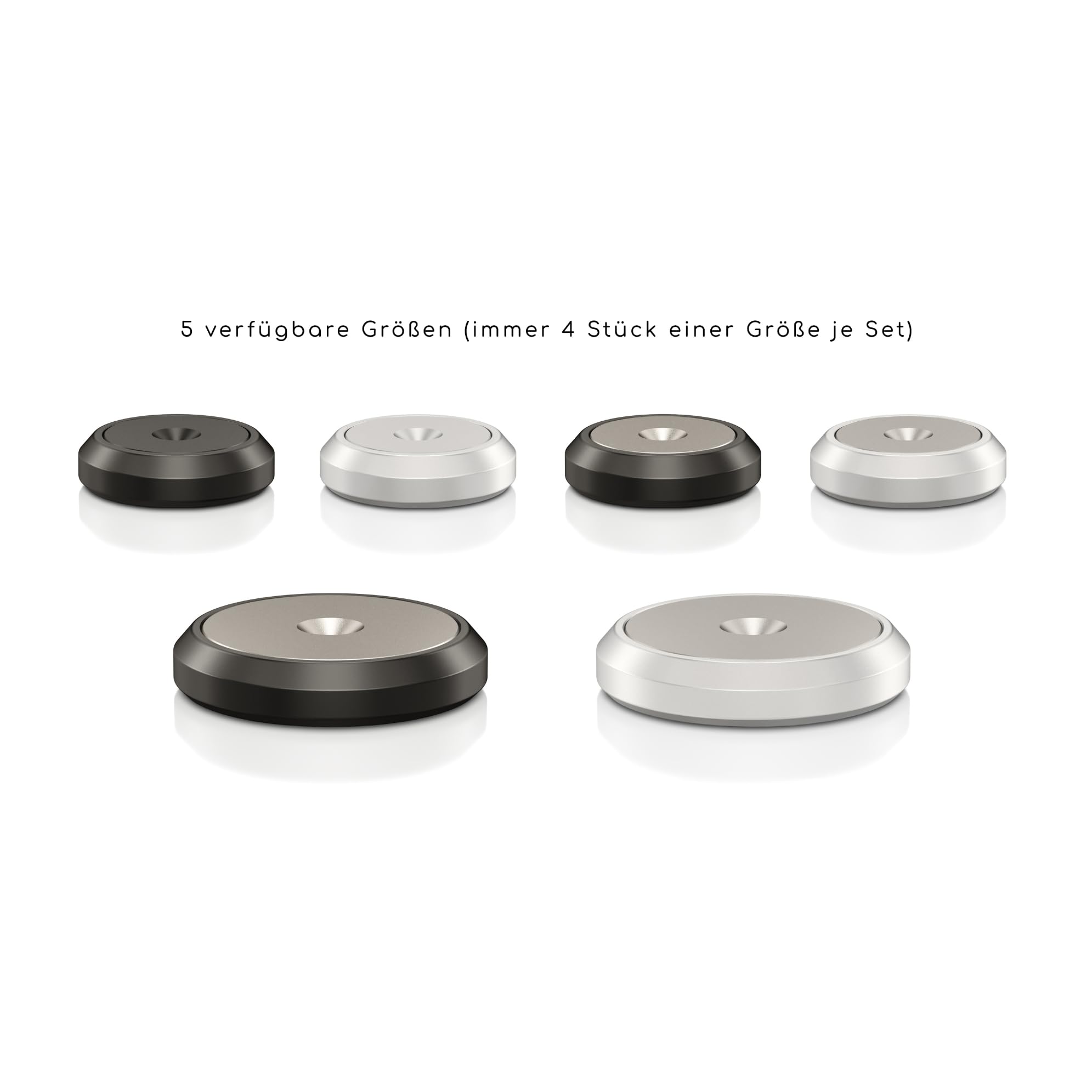 viablue-qtc-discs-xl-25mm-silber-edelstahl-4er-set image 3