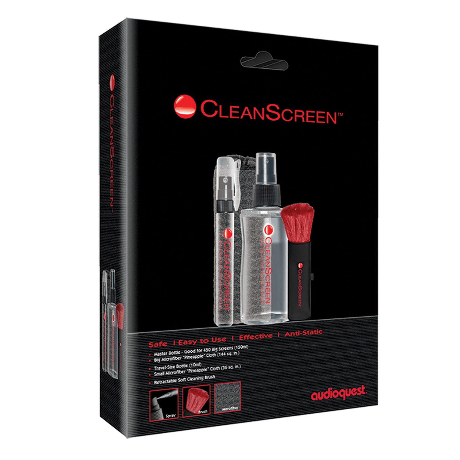audioquest-pearl-cleanscreen-kit-bildschirmreiniger-mit-b-rste image 1