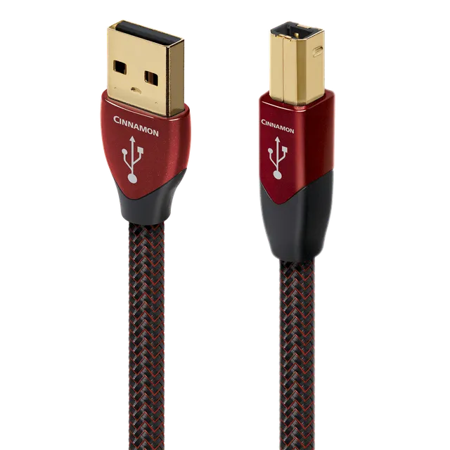 audioquest-cinnamon-usb-a-auf-b-kabel-silber-1-25 image 1