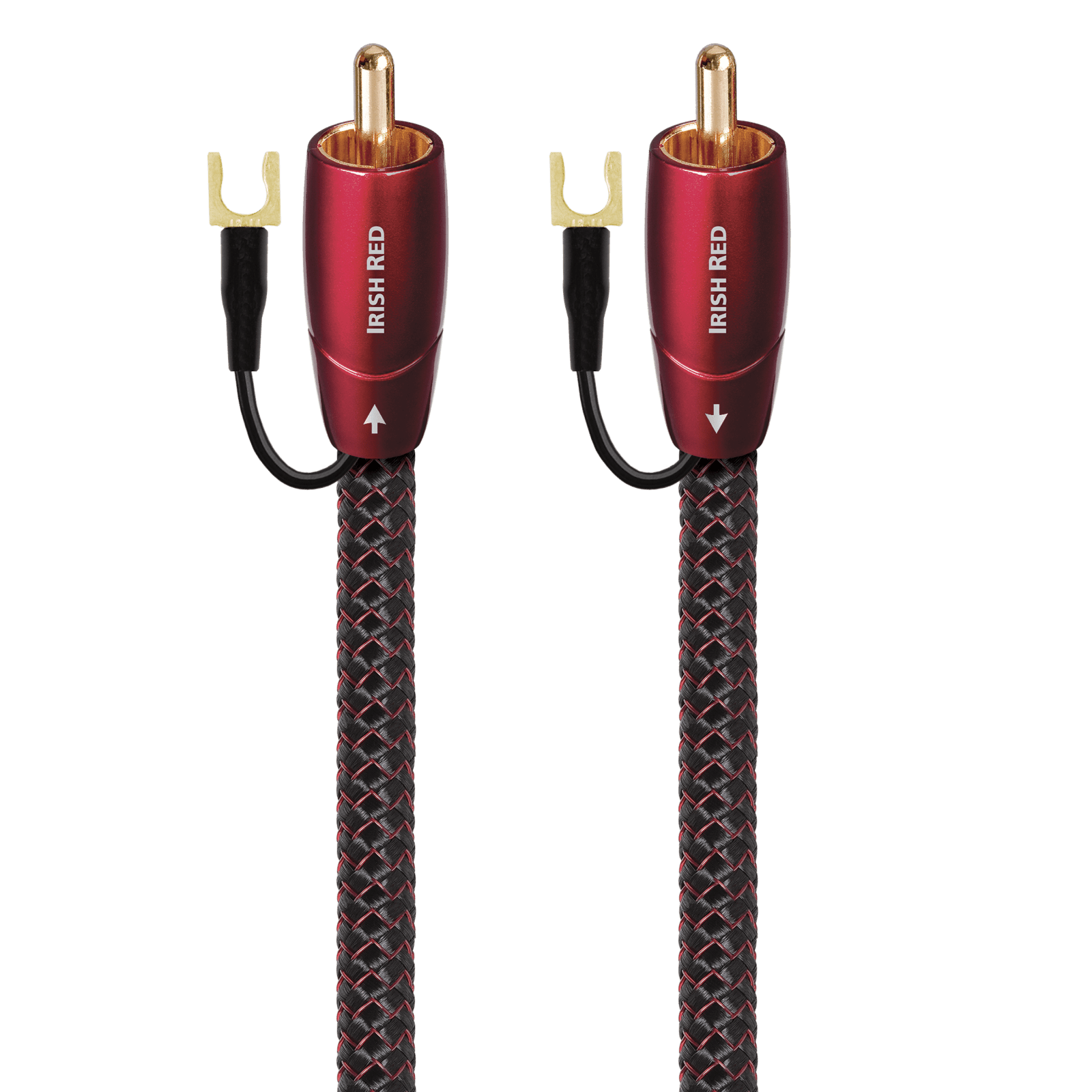 audioquest-irish-red-rca-subwooferkabel-silber-cinch image 1