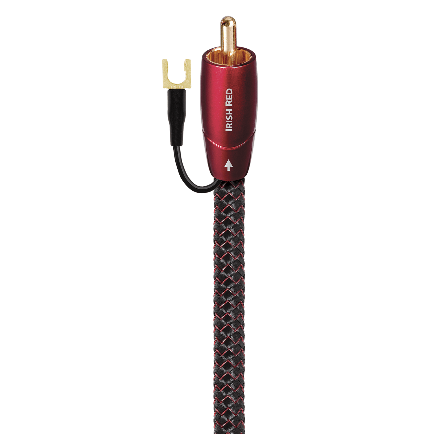 audioquest-irish-red-rca-subwooferkabel-2-m-silber-kupfer image 1