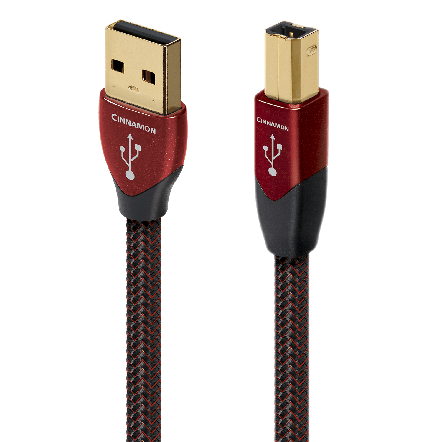 audioquest-cinnamon-usb-a-auf-b-kabel-silber-1-25 image 1