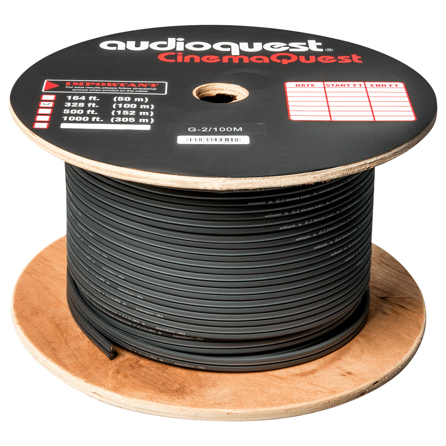 audioquest-rocket-g2-flach-lautsprecherkabel-grau-9-m image 1