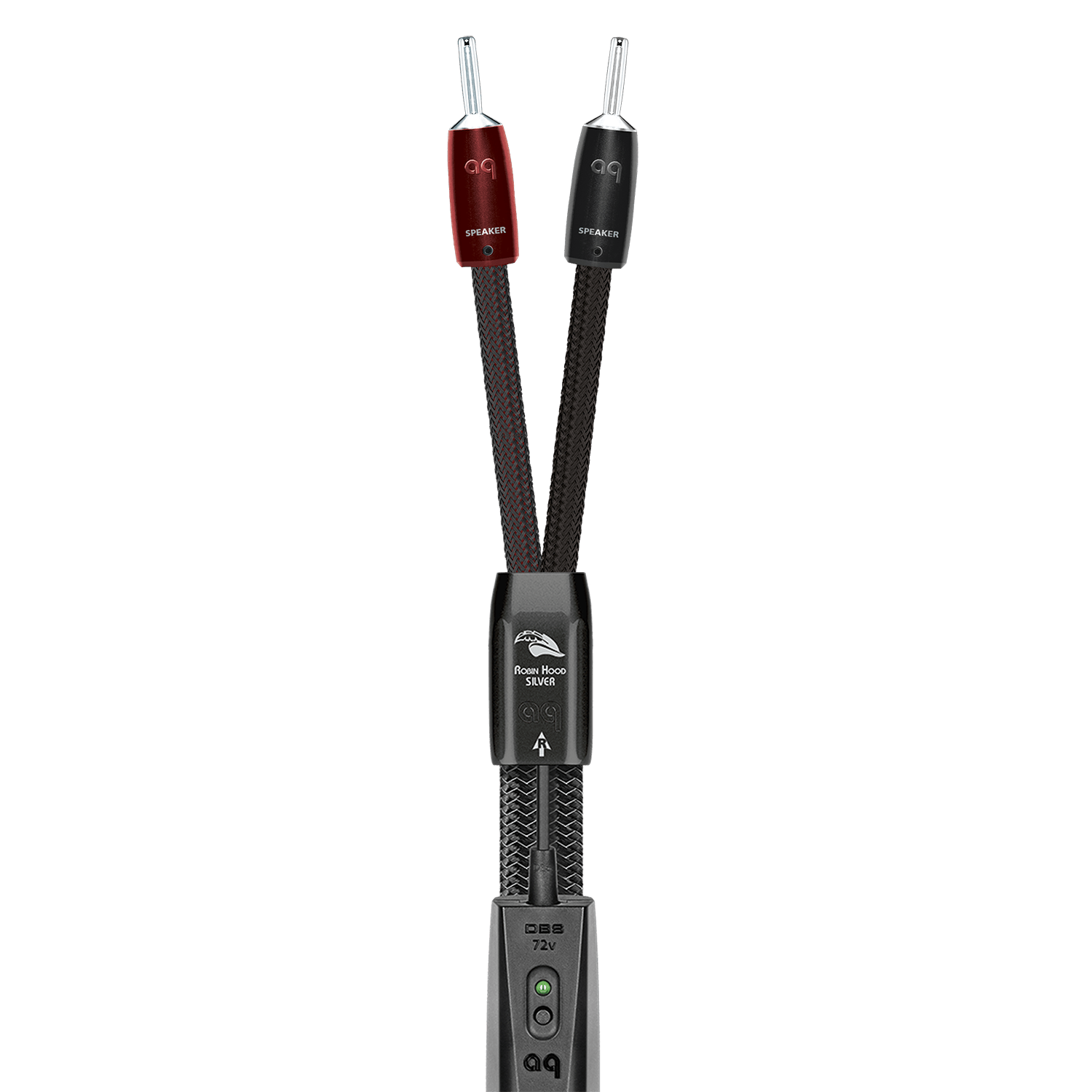 audioquest-robin-hood-silber-lautsprecherkabel-biwire image 1