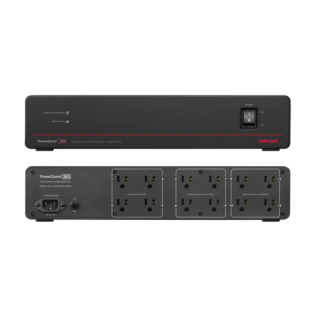 audioquest-powerquest-303-netzfilter-stromverteiler-berspannungsschutz image 1