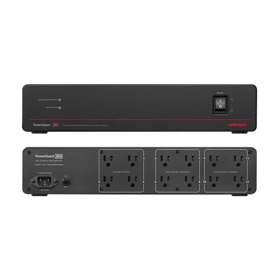 audioquest-powerquest-303-netzfilter-stromverteiler-berspannungsschutz image 1