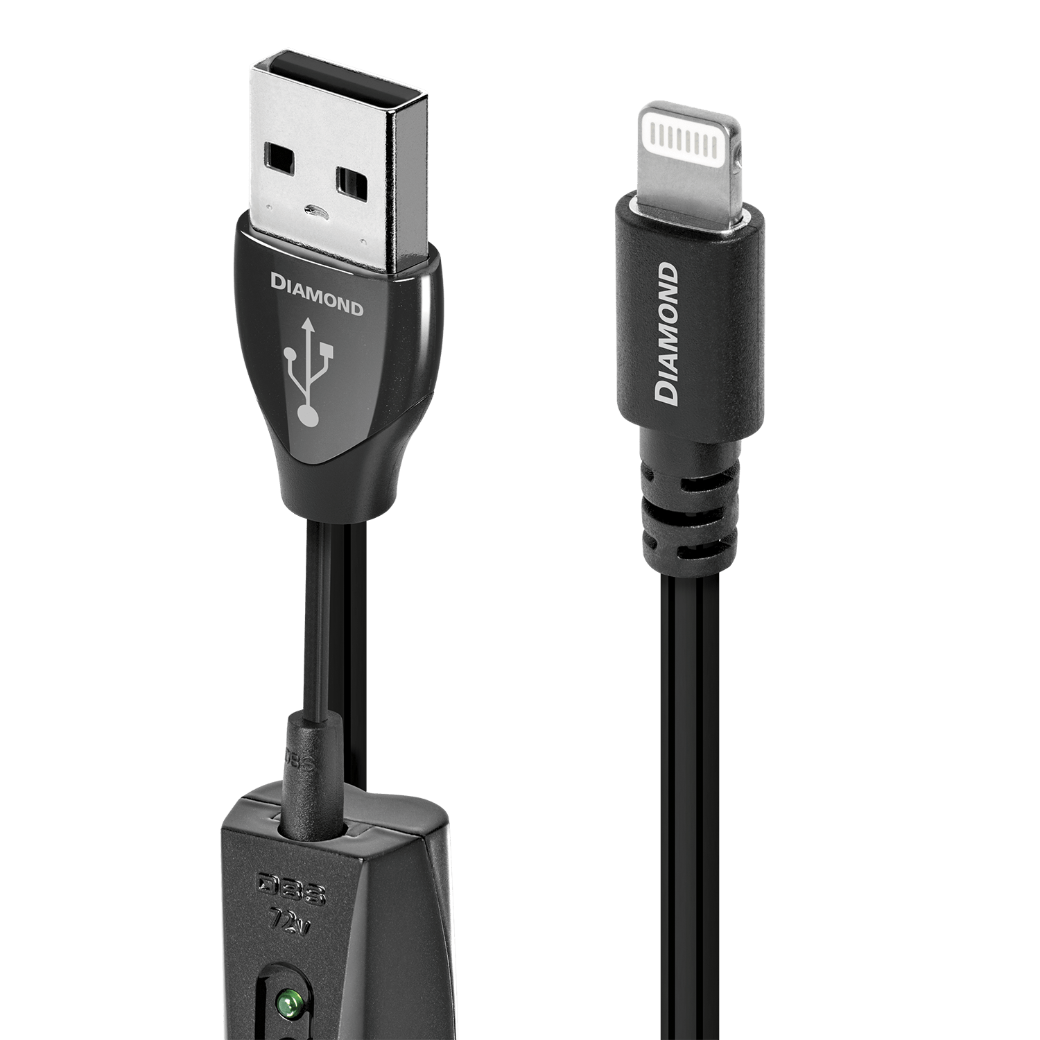 audioquest-diamond-usb-a-lightning-kabel-silber-iphone image 1