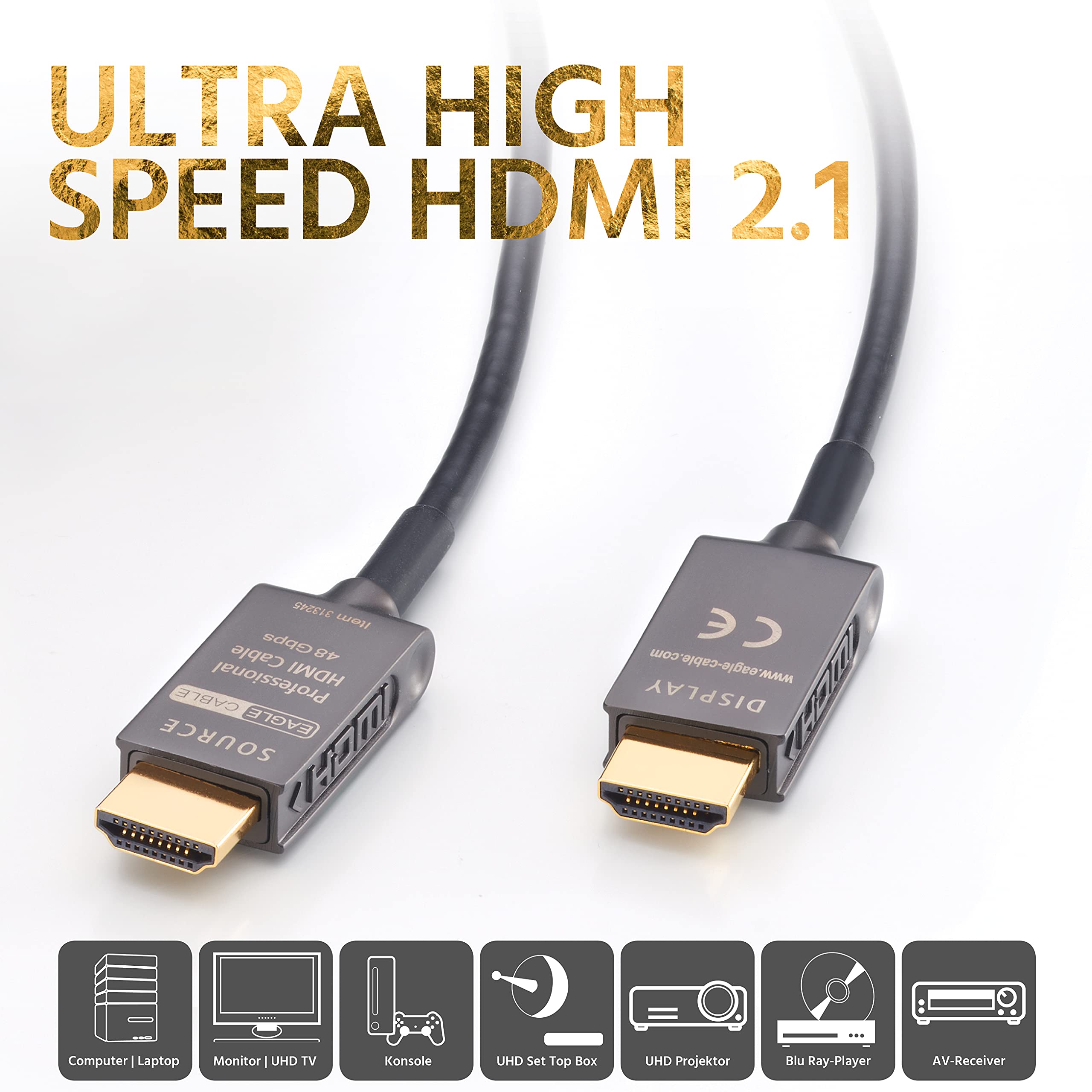 in-akustik-deluxe-hdmi-2-1-kabel-1m-48gbps-glasfaser-8k image 8