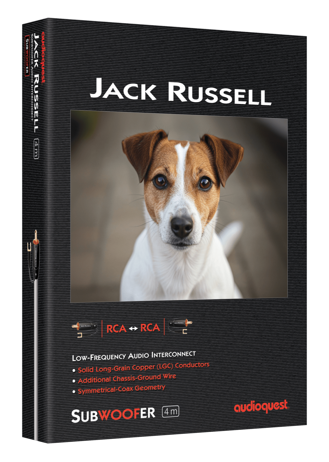 audioquest-jack-russell-rca-subwooferkabel-lgc-kupfer image 4