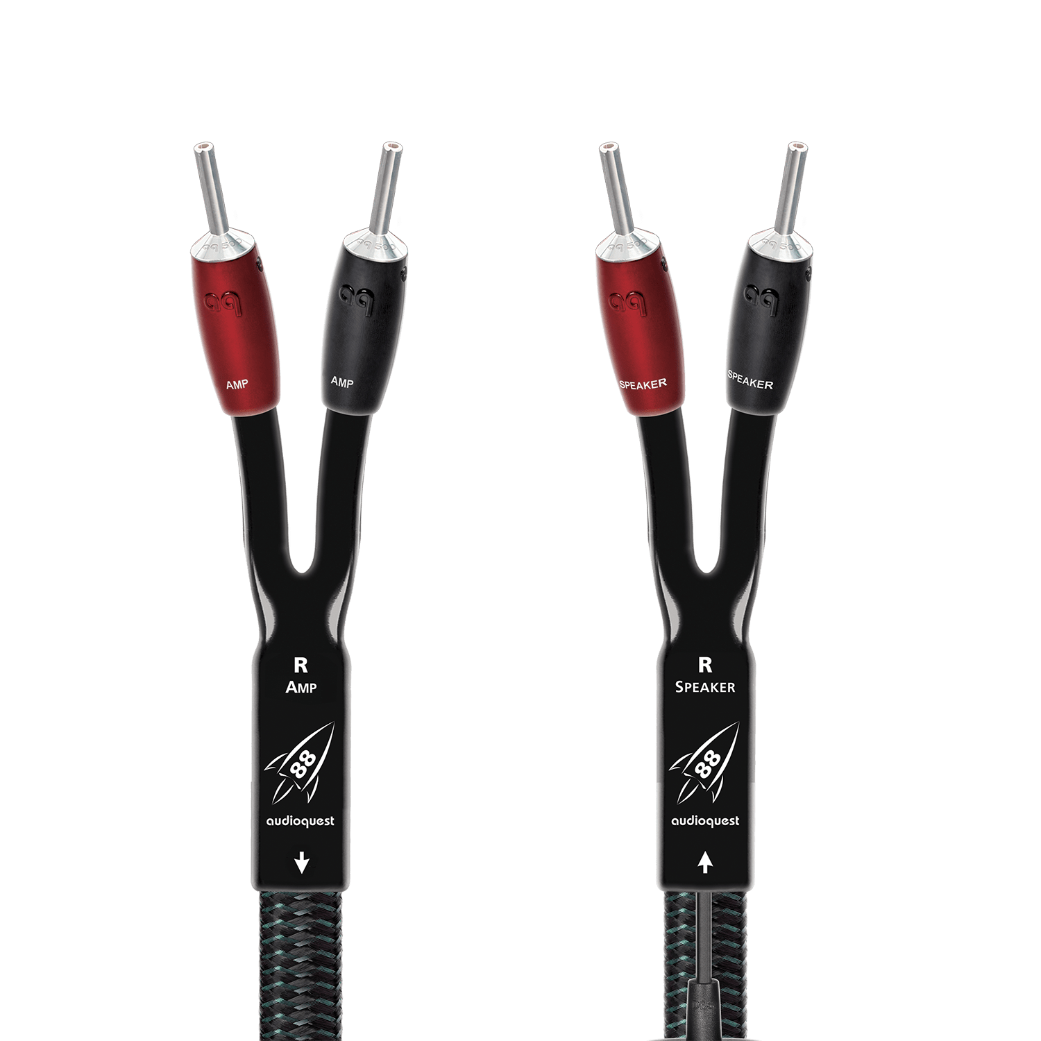 audioquest-rocket-88-single-biwire-kabelhose-abschlusskabel image 1