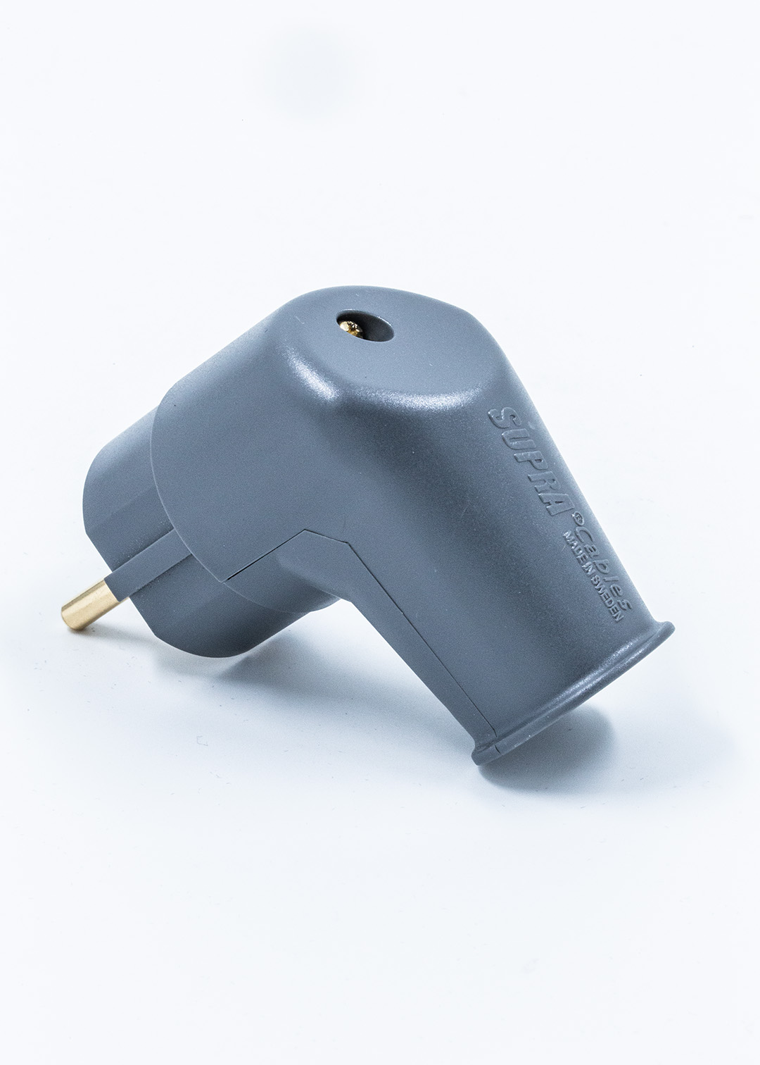 supra-lorad-schukostecker-90-gewinkelt-vergoldet-bulk image 2