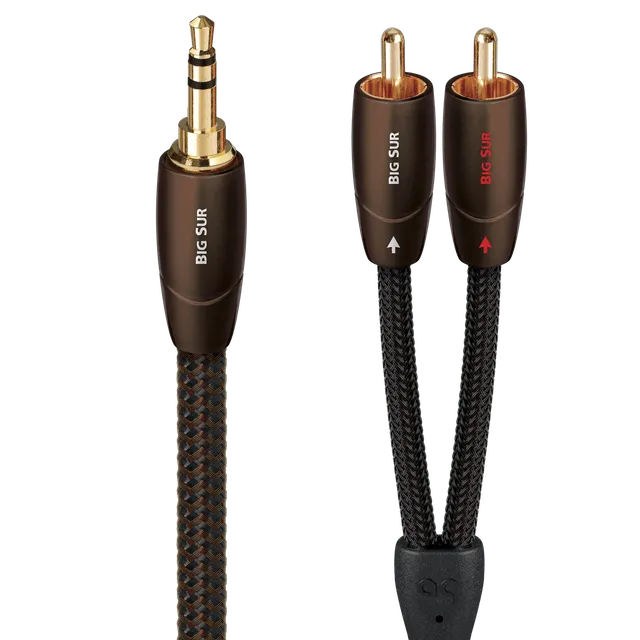audioquest-big-sur-3-5mm-auf-rca-audiokabel-kupfer image 1
