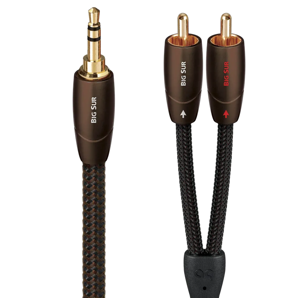 audioquest-big-sur-3-5mm-auf-rca-audiokabel-kupfer image 1