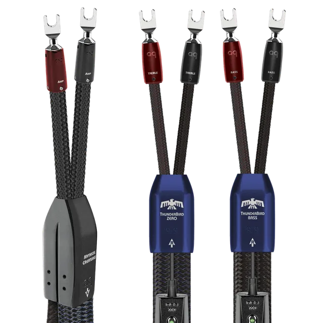 audioquest-thunderbird-zero-biwire-lautsprecherkabel image 1