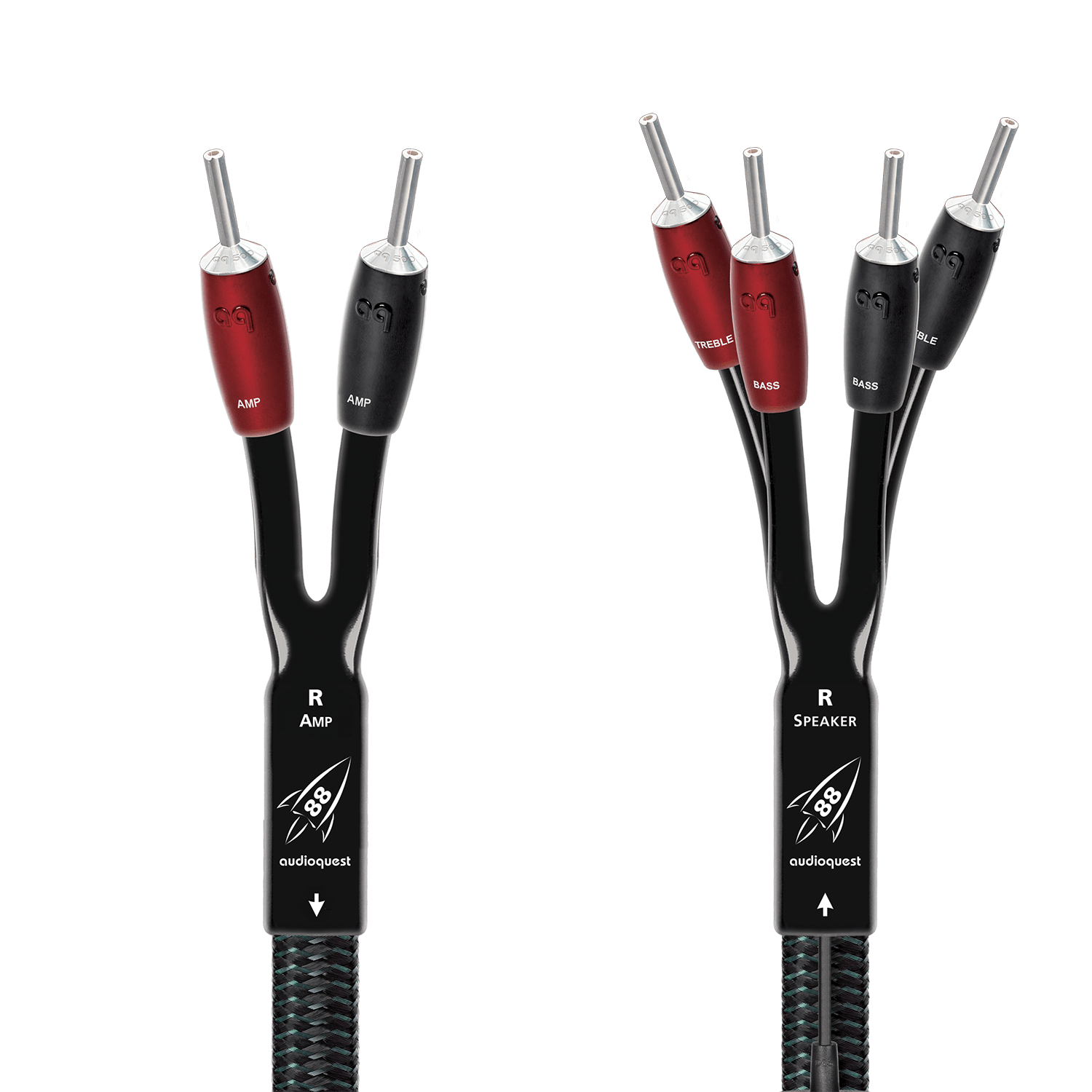 audioquest-rocket-88-single-biwire-lautsprecherkabel-3-m image 1