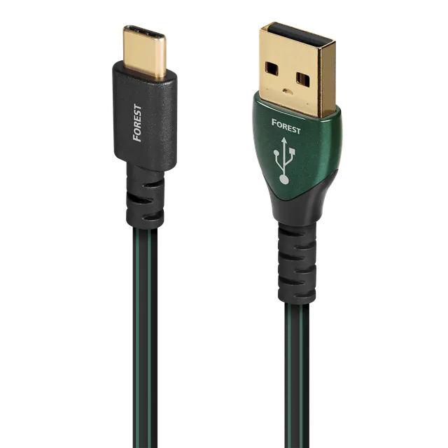 audioquest-forest-usb-kabel-usb-c-auf-a-mit-silber image 1