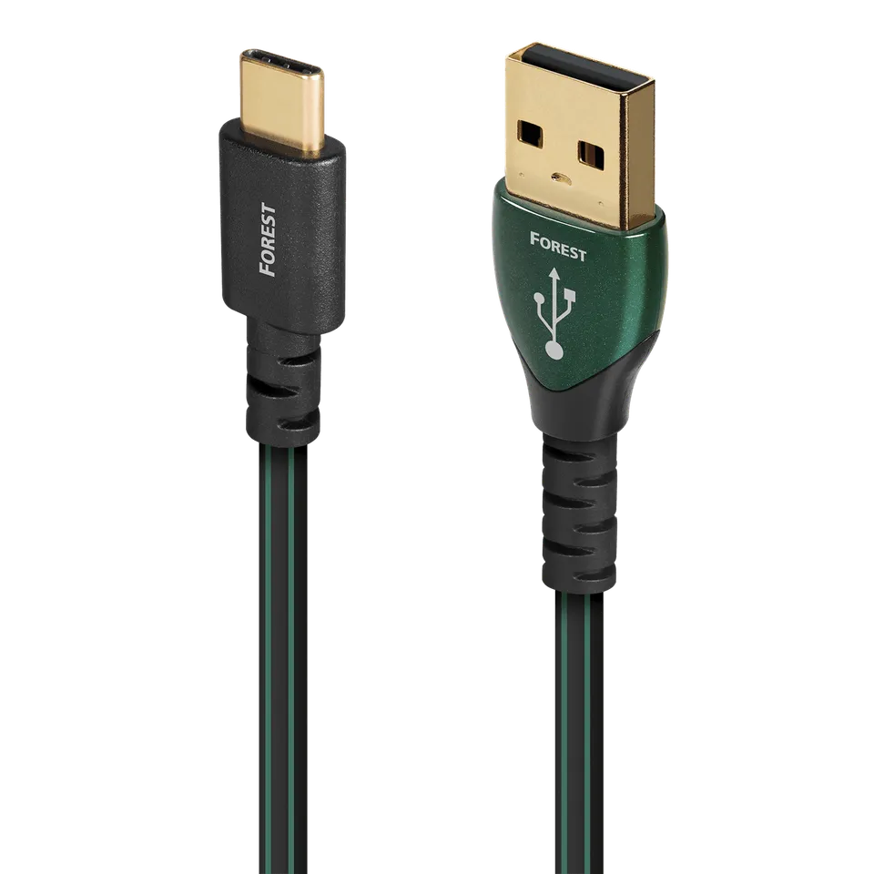 audioquest-forest-usb-kabel-usb-c-auf-a-mit-silber image 1
