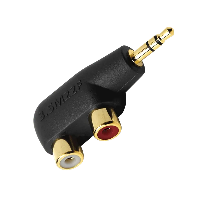 audioquest-chicago-mini-rca-hartadapter-3-5-mm image 1