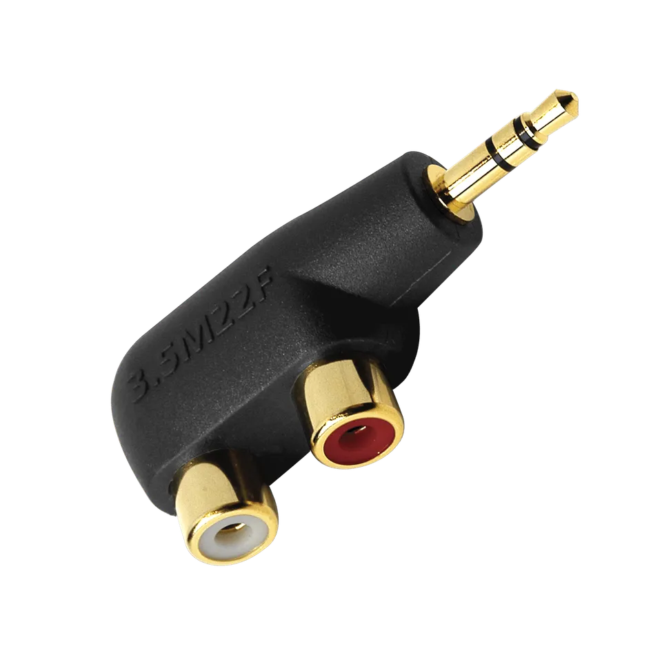 audioquest-chicago-mini-rca-hartadapter-3-5-mm image 1