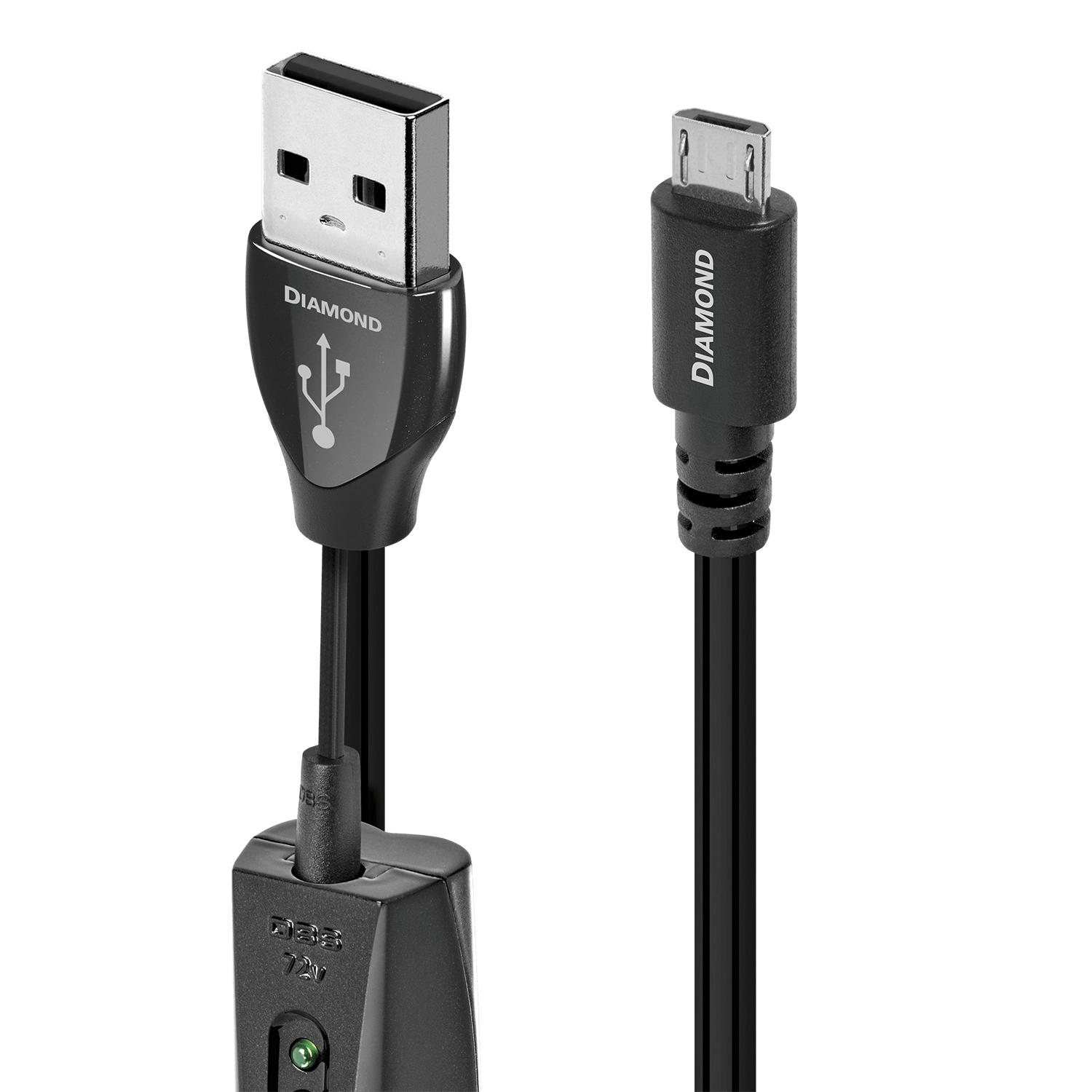 audioquest-diamond-usb-a-auf-micro-b-2-0-kabel-silber image 1