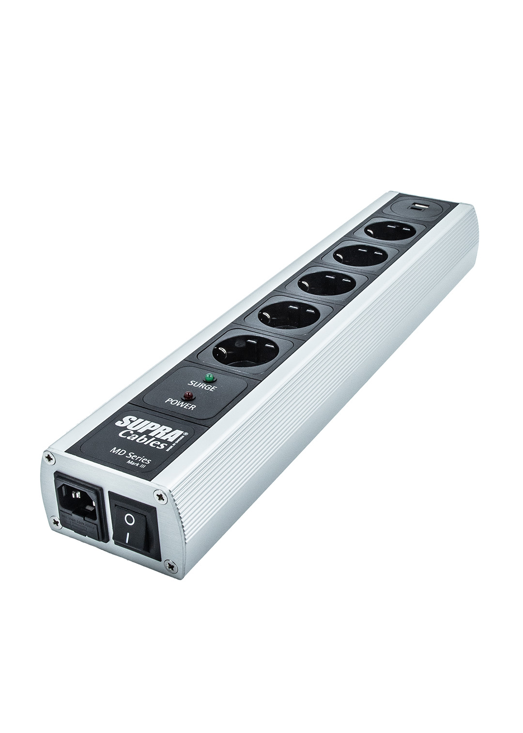 supra-mains-block-md05-eu-sp-steckdosenleiste-usb-schalter-5-fach image 1