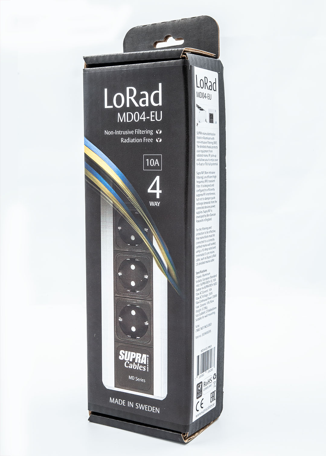 supra-mains-block-md04-eu-netzleiste-4-fach-schuko-hifi-filter image 5