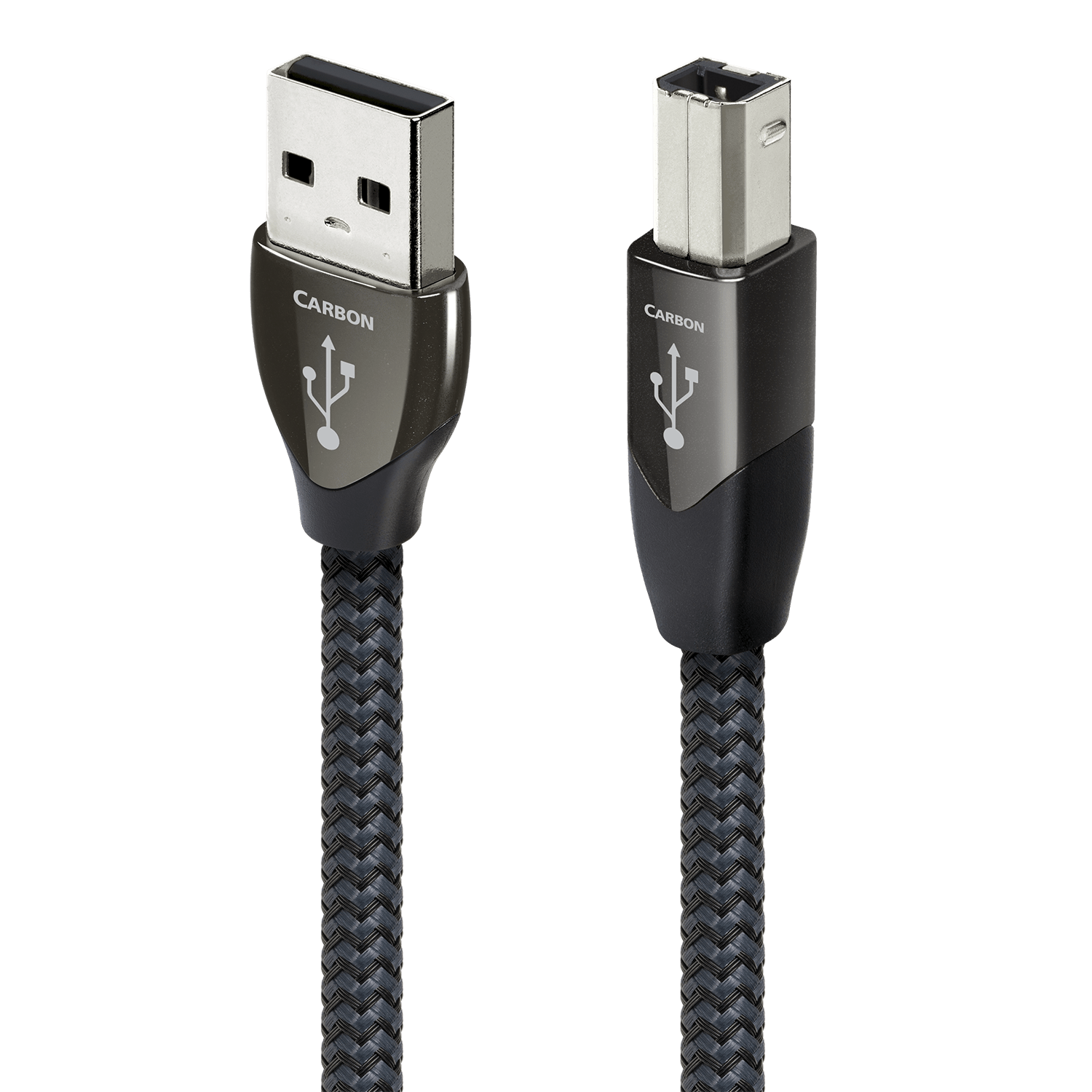 audioquest-carbon-usb-kabel-a-b-0-75-m-silber image 2